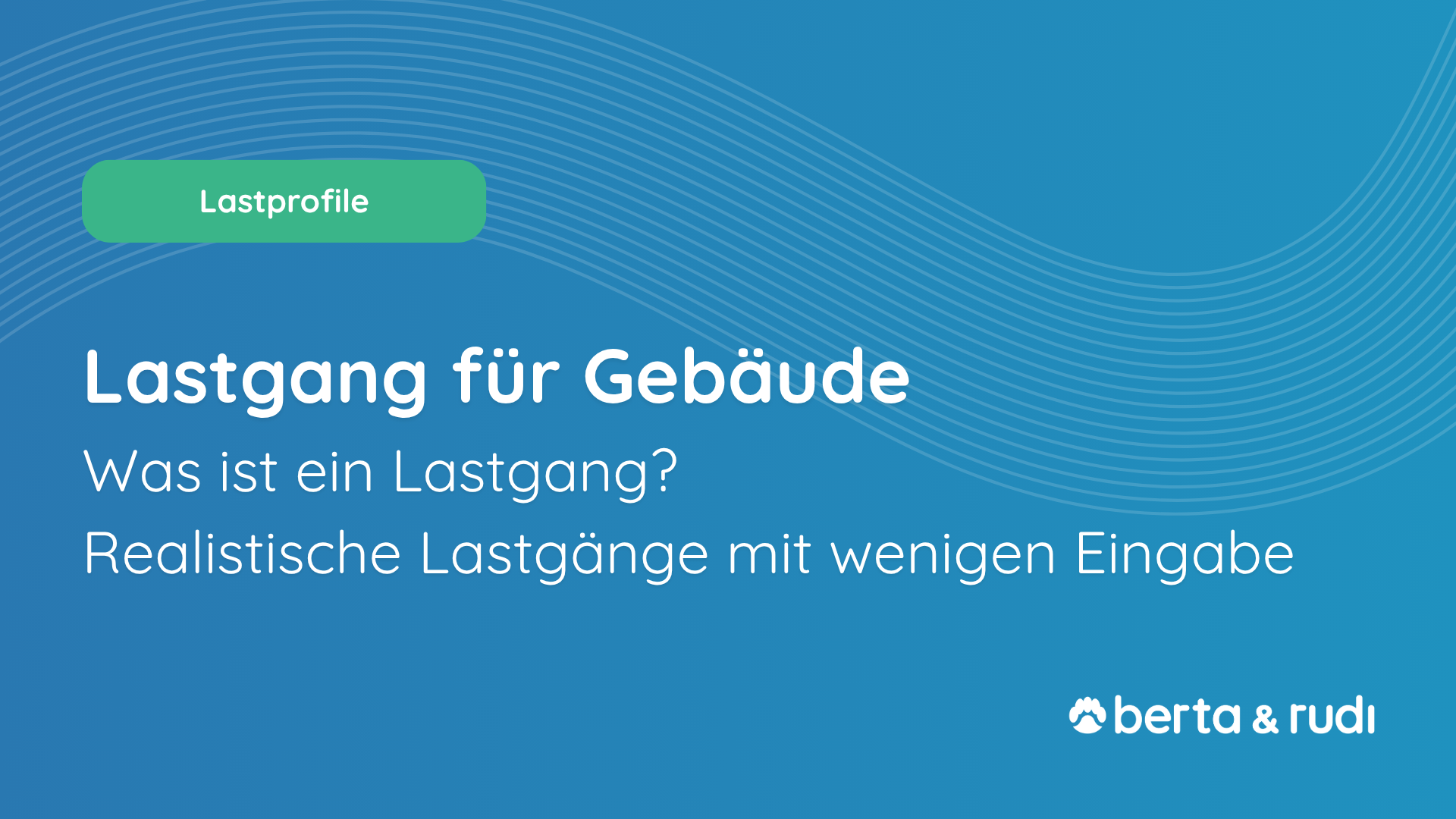 Lastgang für Gebäude - was ist ein Lastgang. Realistische Lastgänge mit wenigen Eingaben.