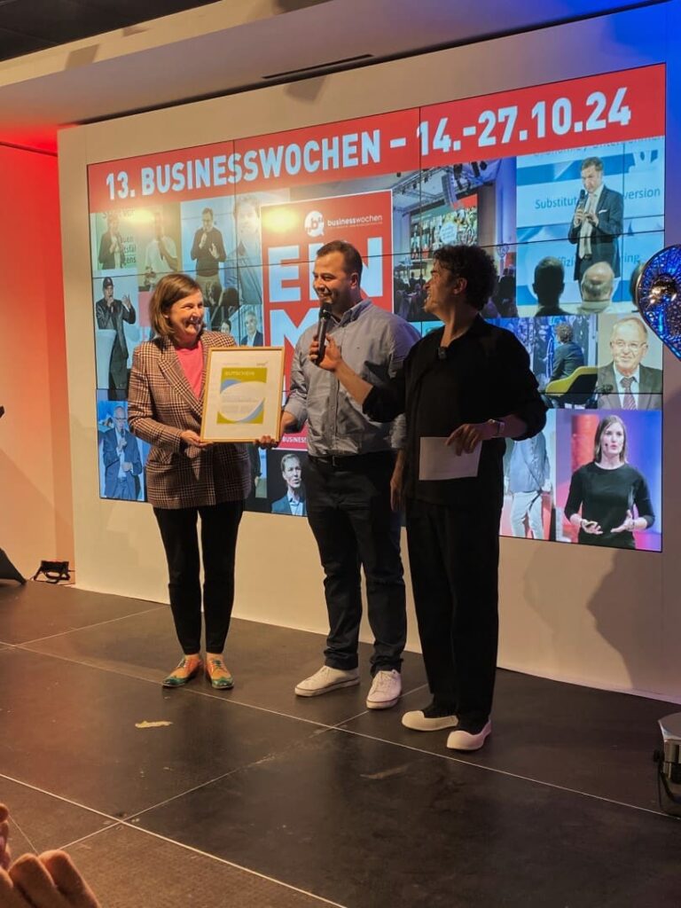 berta & rudi erhält zwei Preise bei Böblinger Businesswochen 2024