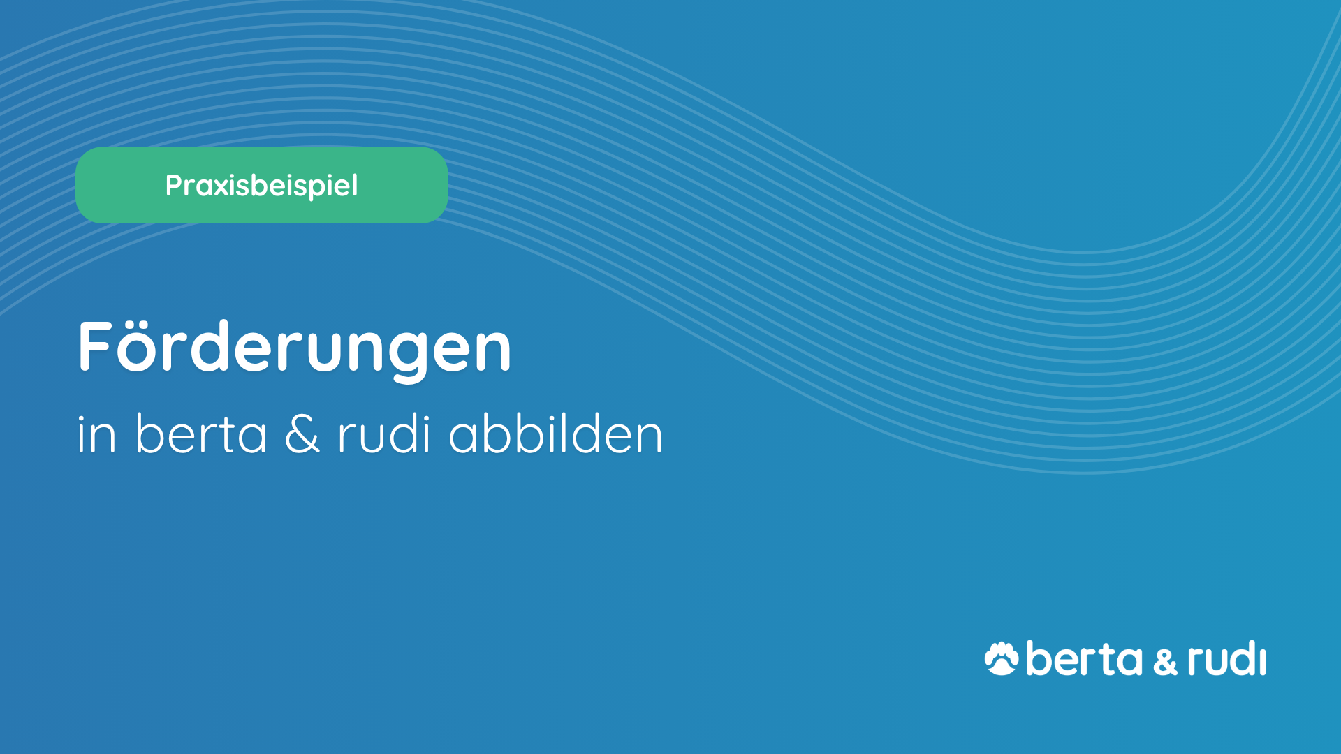 Blogartikel zu Förderungen in berta & rudi abbilden