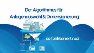 Anlagenauswahl und Dimensionierung von Gebäuden, Quartieren und Liegenschaften - so funktioniert der Algorithmus von berta & rudi