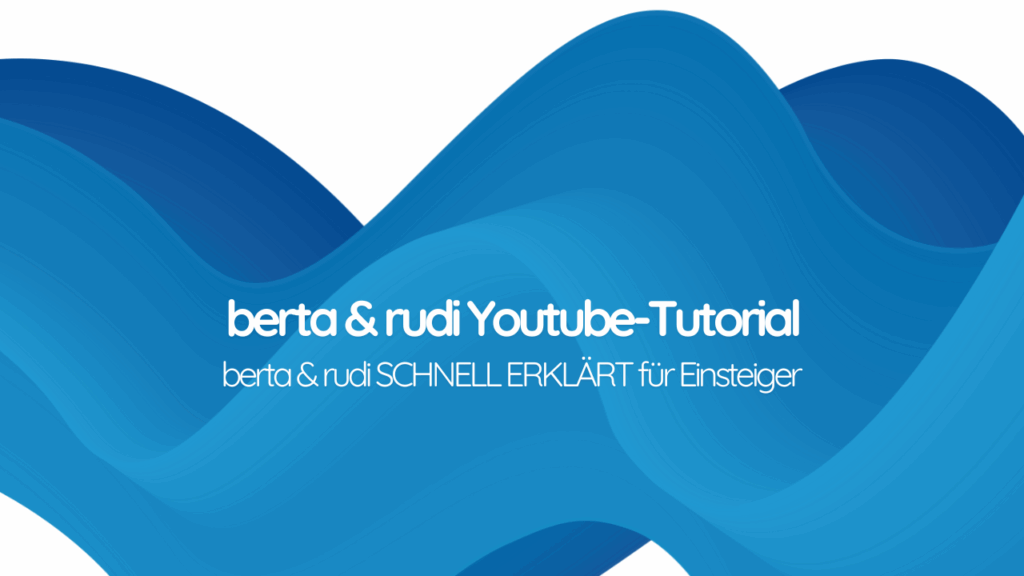 Energiesysteme auslegen mit berta & rudi YouTube Tutorial