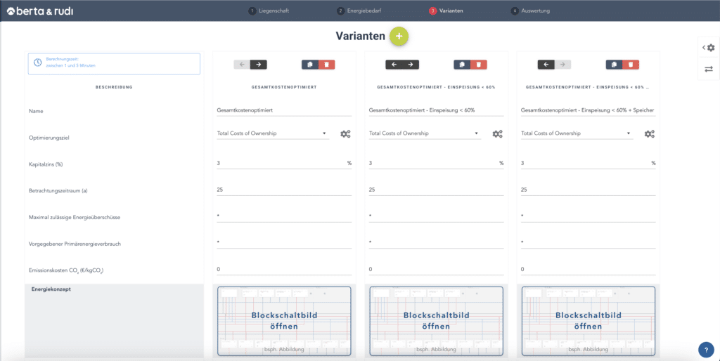 Solarspitzengesetz 2025: berta & rudi - Variantenbetrachtung Mehrfamilienhaus