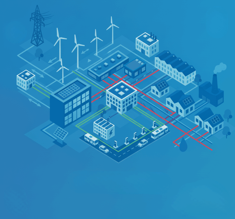 Vorteile von Quartierslösungen um klimaneutrale Ziele für Quartiere zu erreichen mit der Software berta & rudi