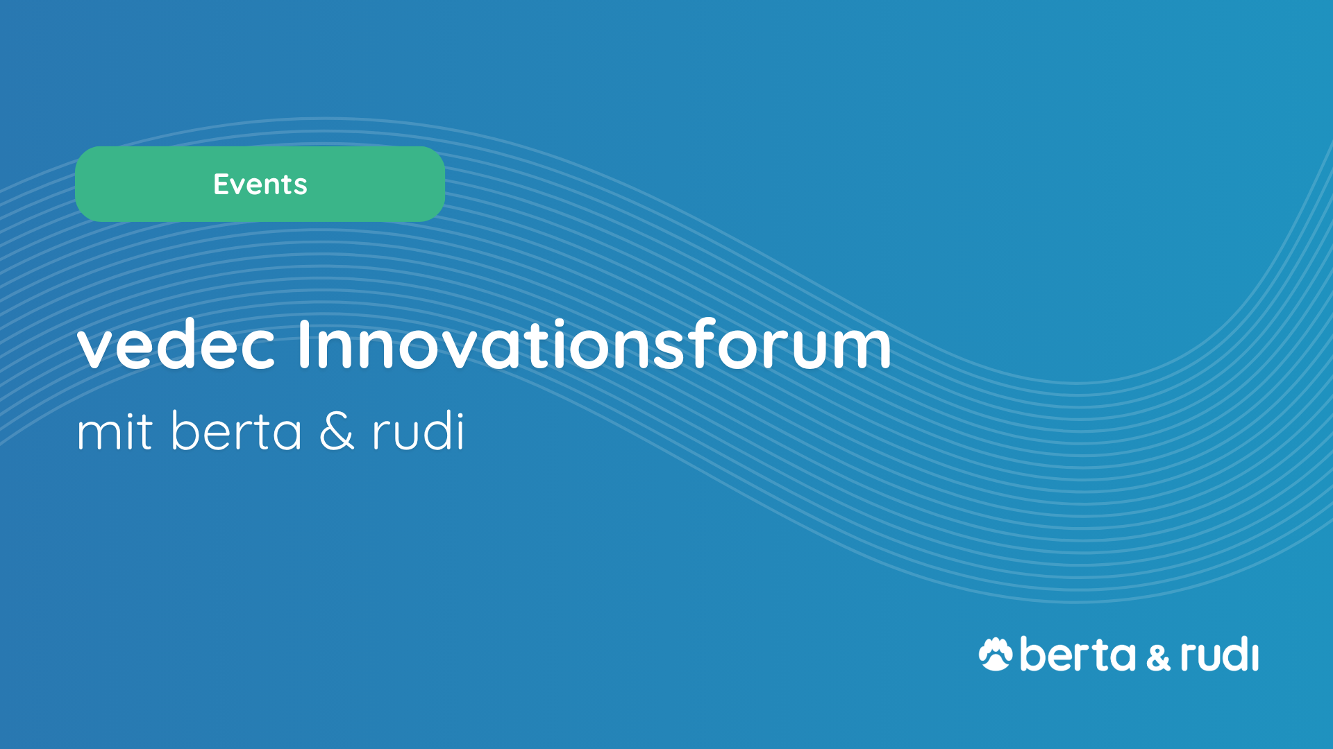 vedec Innovationsforum online Vortrag mit berta & rudi
